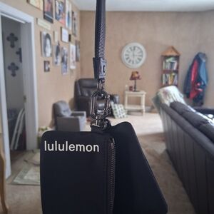 lululemon athletica Black Clutch Wristlet